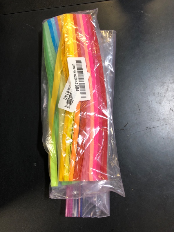 Photo 1 of 1350 Sheets Star Origami Paper 27 Assortment Color Star Paper Strip Double Sided Origami Stars Paper Solid Color, Lucky Star Decoration Paper Strips DIY Hand Art Crafts (1350 Sheets 27 colors)