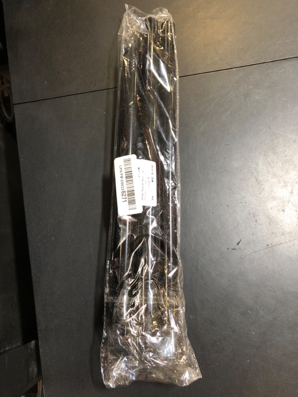Photo 1 of QINGYUN Black Tension Curtain Rod 28 to 48 Inch Spring Rod No Drilling Adjustable Shower Curtain Rod for Windows, Bathrooms, Closet, Kitchen