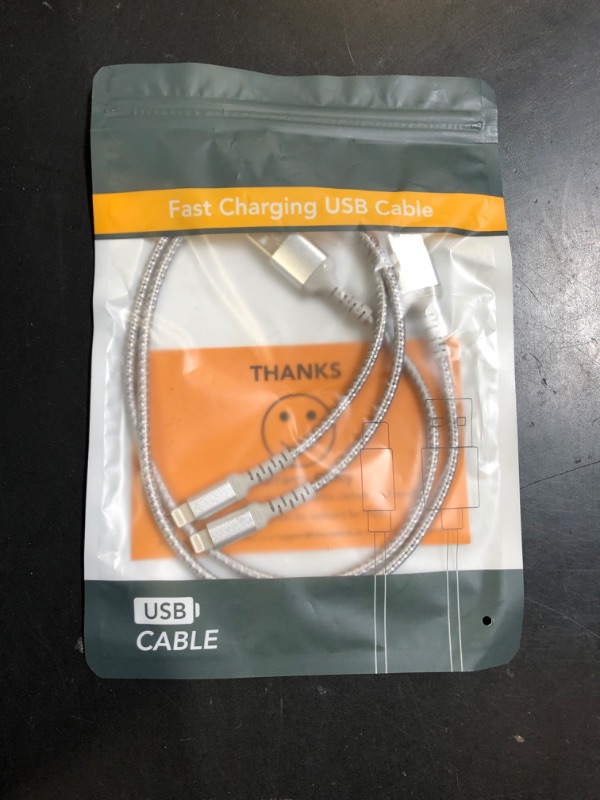 Photo 1 of 1.5ft iPhone Charging Cable Short, 3-Pack Braided USB A to Lightning Cord CarPlay [MFi Certified] Compatible with Apple iPhone 14 13 12 11 Pro/Max/Mini Xs SE2, Short Lightning Cable for Car