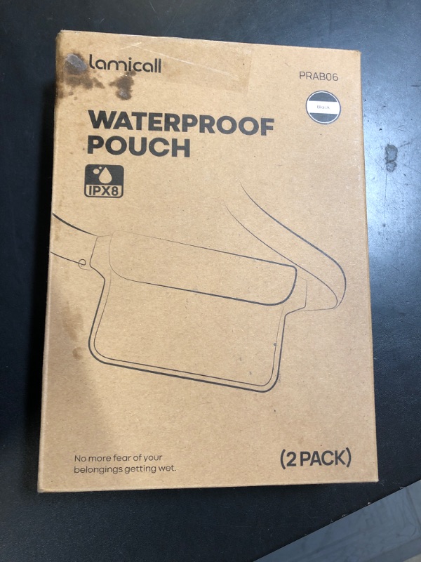 Photo 1 of Lamicall [2Pack] Waterproof Fanny Packs, Dry Bag Pouch - [Elastic Waist Strap] Phone Waterproof Waist Pouch Dry Bag, Beach, Kayaking, Swimming, Cruise Essentials, 8.7” for iPhone 16 15 14 13 Pro Max