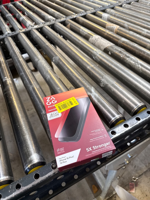 Photo 1 of ZAGG Glass Elite Screen Protector for iPhone 16 Plus / 15 Plus - 5X Stronger, Reinforced Edges, Ultra-Strong Tempered Glass, Scratch Resistant, Anti-Smudge, InvisibleShield,, Easy Installation, Eco-Friendly