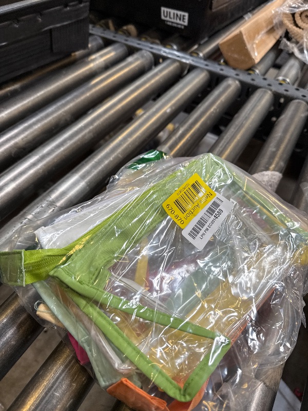 Photo 1 of 10 Pieces Nylon Clear Cosmetic Bags PVC Zippered Clear Toiletry Waterproof Transparent Toiletry Bag Travel Organizer Case for Women Vacation