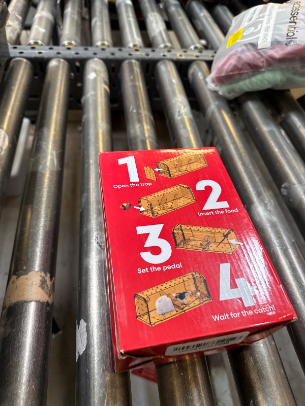 Photo 1 of PATTLER® | 2 New Large Humane Mouse Trap for Indoor and Outdoor Home | Mechanical Reusable Live Mouse Traps Catch and Release Mice from Garden, Garage, Attic, Inn, Hotel | Orange | Pack of 2