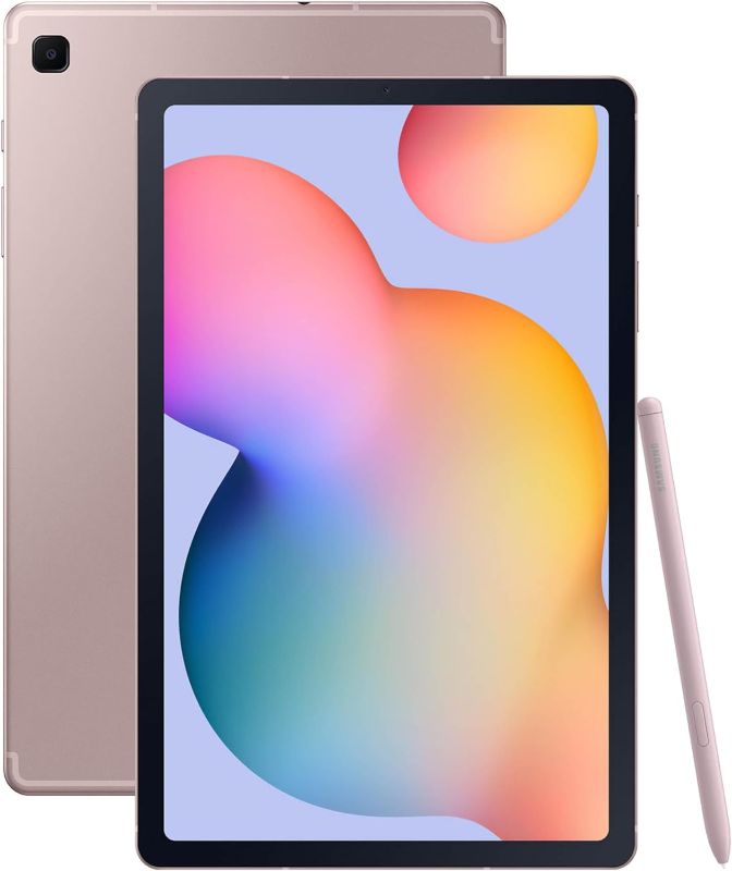 Photo 1 of SAMSUNG Galaxy Tab S6 Lite (2024) 10.4' 64GB WiFi Android Tablet, S Pen Included, Gaming Ready, Long Battery Life, Slim Metal Design, Expandable Storage, US Version, Chiffon Pink, Amazon Exclusive
