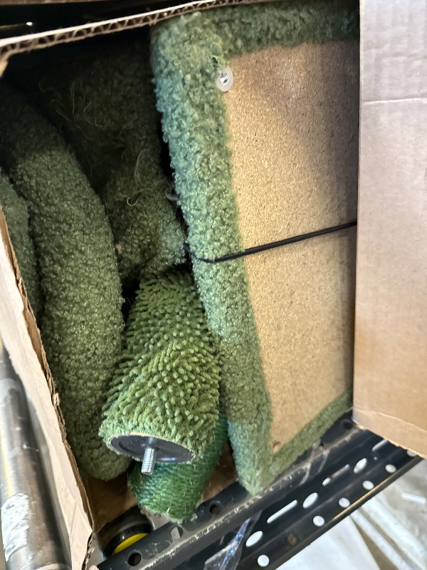 Photo 1 of AIWIKIDE 37.4" Cactus Cat Tree Tower with Twin Cat Condos for Indoor Cats, All-in-One Activity Center with Cat Scratching Post Cozy Sleeping Perch Hammock and Toy Balls,Green …