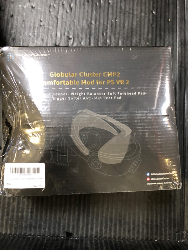 Photo 1 of Globular Cluster CMP2 Comfortable Mod for PS VR 2 - Sweet Spot Keeper- Weight Balancer-Soft Forehead Pad-Bigger Softer Anti-Slip Rear Pad