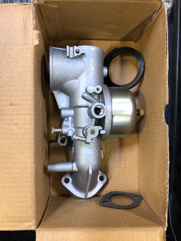 Photo 1 of labwork Carburetor Replacement for Briggs Stratton 491031 490499 491026 281707 12HP Engine 281707 12HP Single Cylinder L-Head Vertical Shaft Engine
