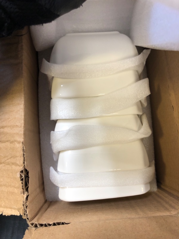 Photo 1 of Belinlen 5 Ounce 6 Pack Ceramic Dip Bowls Set Porcelain Dip Mini Bowls Soy Sauce Dish/Bowls - Good for Tomato Sauce, Soy, BBQ and Other Party Dinner (White)