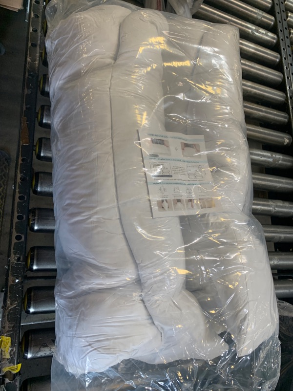 Photo 1 of  White Goose Feathers Down Pillows, Hotel Bed Pillows Standard/Queen Size Set of 2, Soft Pillows for Sleeping