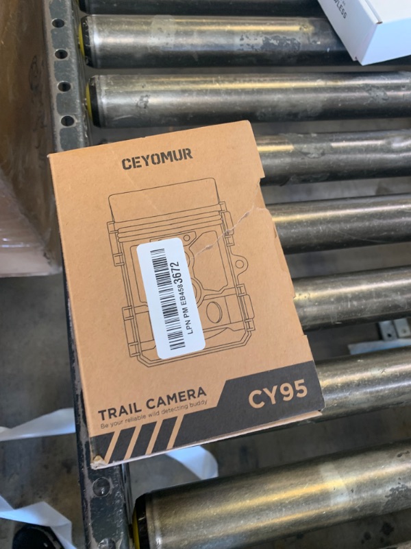 Photo 1 of CEYOMUR 4K 30fps Solar Trail Camera, 46MP WiFi Trail Cam with Night Vision 0.1s Trigger Motion Activated with 32GB Memory Card, Game Camera with 120° Detection IP66 Waterproof for Wildlife Scouting