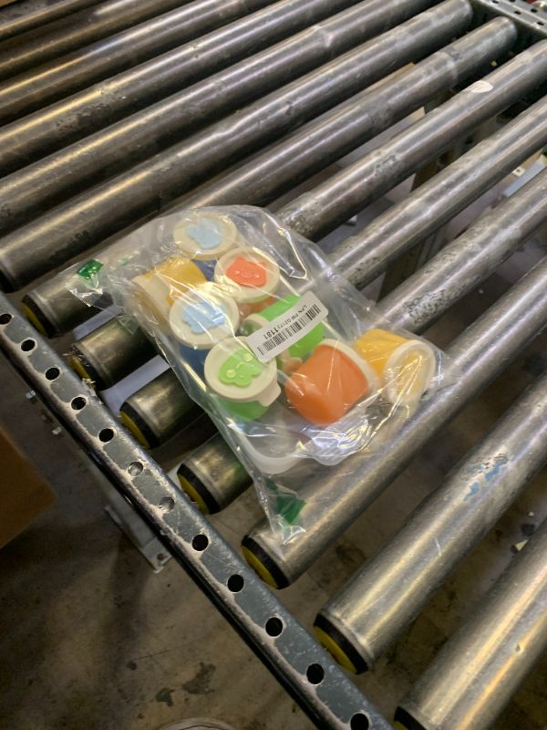 Photo 1 of TACGEA 8 Pack Silicone Baby Food Storage Containers with Tray, Reusable Small Storage Jars with Airtight Lids, Freezer Microwave Safe