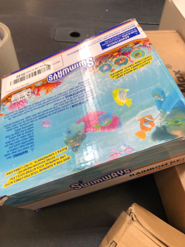 Photo 1 of SwimWays Rainbow Reef Fish Toy, Kids Swimming Accessories & Water Toys, Learn to Swim Pool Toys for Kids Ages 5 & Up, Batteries Included, Guppie Goldberg