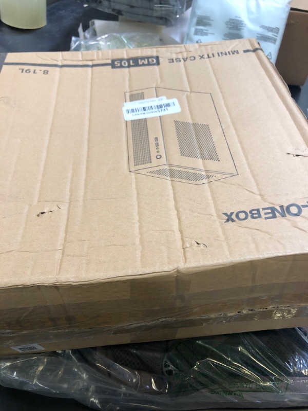 Photo 1 of Zunate Portable M - ATX/ITX Computer Case, Supports 245x245mm MATX Motherboards, Micro ATX Case Slim with USB3.0, AUX, Steel Plate Efficient Heat Dissipation