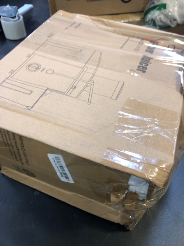 Photo 1 of Qcen Juicer Machine, 500W Centrifugal Juicer Extractor with Wide Mouth 3” Feed Chute for Fruit Vegetable, Easy to Clean, Stainless Steel, BPA-free (Black)