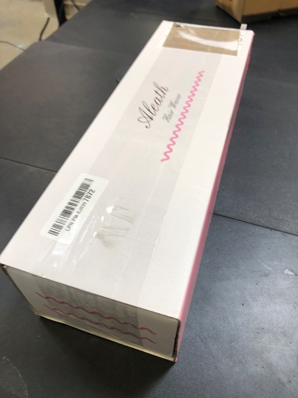 Photo 1 of 1.25 inch Three Barrel Curling Iron: Aleath Large 3 Barrel Hair Crimper with LCD Display - Dual Voltage Hair Waver Jumbo