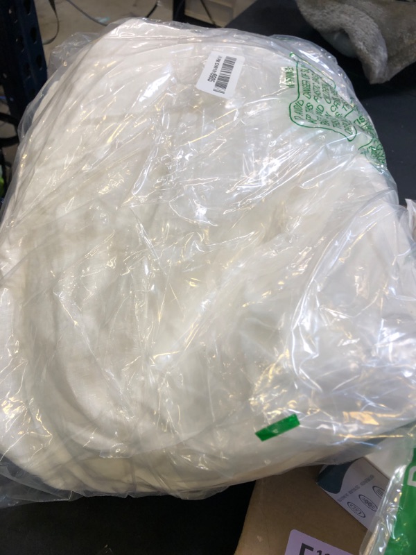 Photo 1 of 100% Pure European Flax Linen Duvet Set - 3 Pc Full/Queen Size Duvet Cover with Shams - Breathable for Hot Sleepers, Durable Bedding Set - Corner Ties & Zipper Closure (Full/Queen, Cloud)