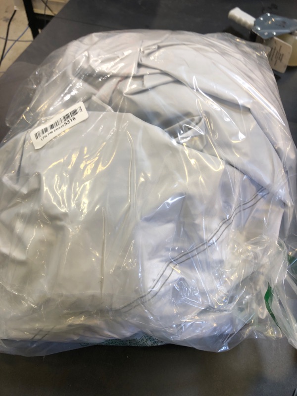 Photo 1 of Amazon Basics Silver Weatherproof Car Cover - 150D Oxford, Sedans up to 180"