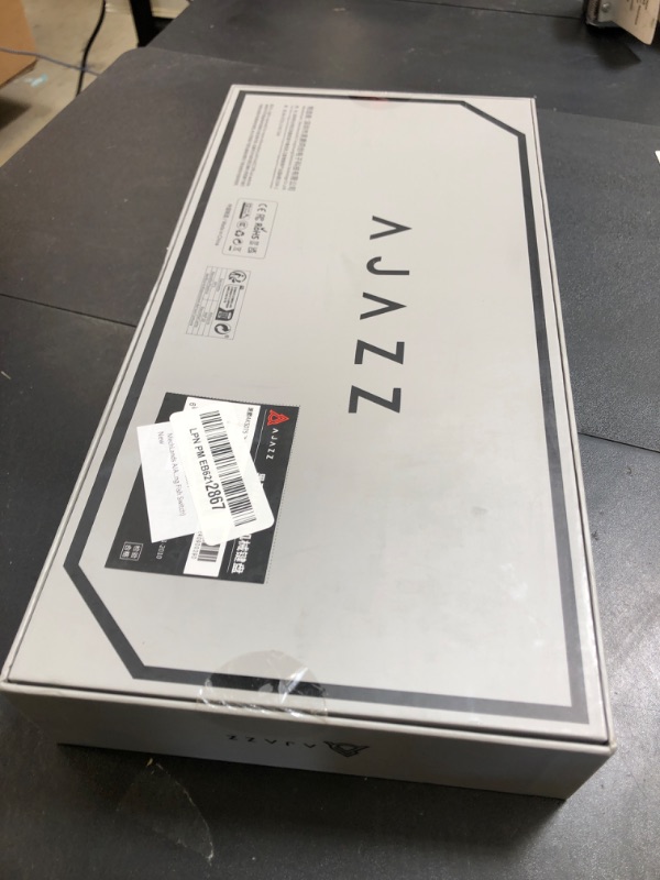Photo 1 of MechLands AJAZZ AKS075 Wireless Gaming Keyboard, Hot-Swappable Gasket Mechanical 75% Alice Keyboard with 0.85’ TFT Screen, BT5.1/2.4GHz/USB-C, 5000mAh Battery (Black, Flying Fish Switch)