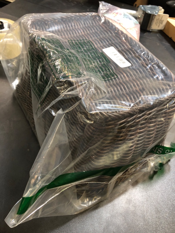 Photo 1 of GRANNY SAYS Bike Basket, Wicker Basket for Bike, Hand-Woven Bicycle Basket, Detachable Wicker Front Handlebar Bike Basket, Picnic Baskets, Bicycle Storage Baskets for Kids and Adult
