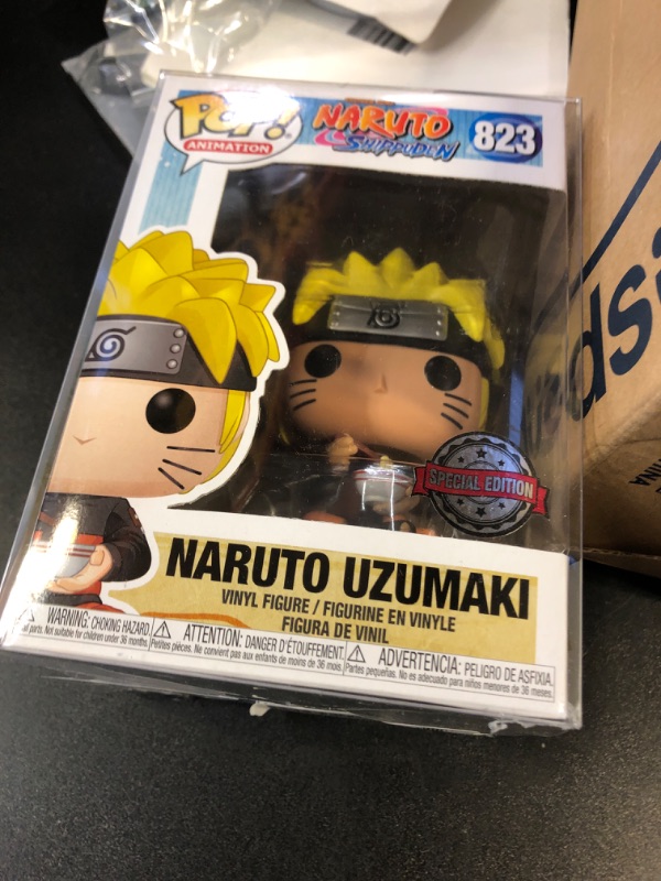 Photo 1 of Funko Pop! Animation: Naruto Shippuden - Naruto Uzumaki Eating Ramen/Noodles Figure (BoxLunch Exclusive)