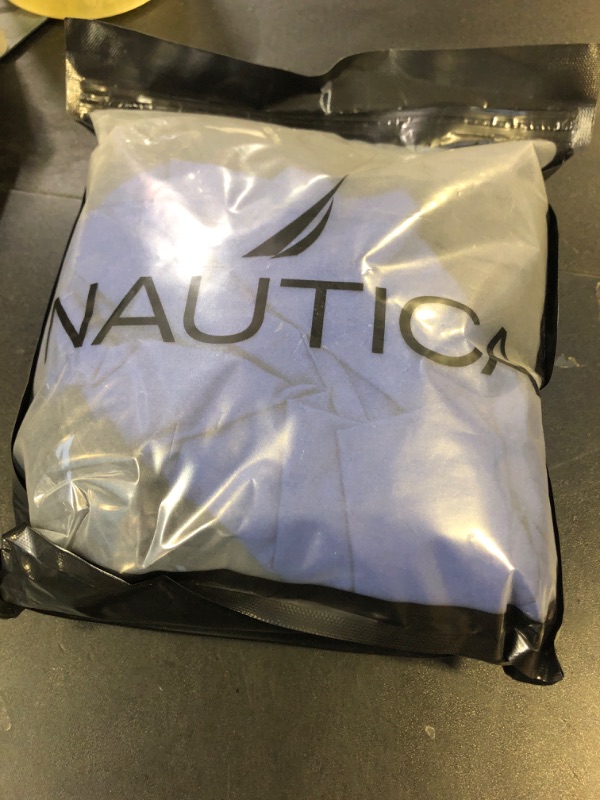 Photo 1 of Nautica Men's Cotton Woven 3 Pack Boxer, Peacoat/Surf The Web/Sails, X-Large