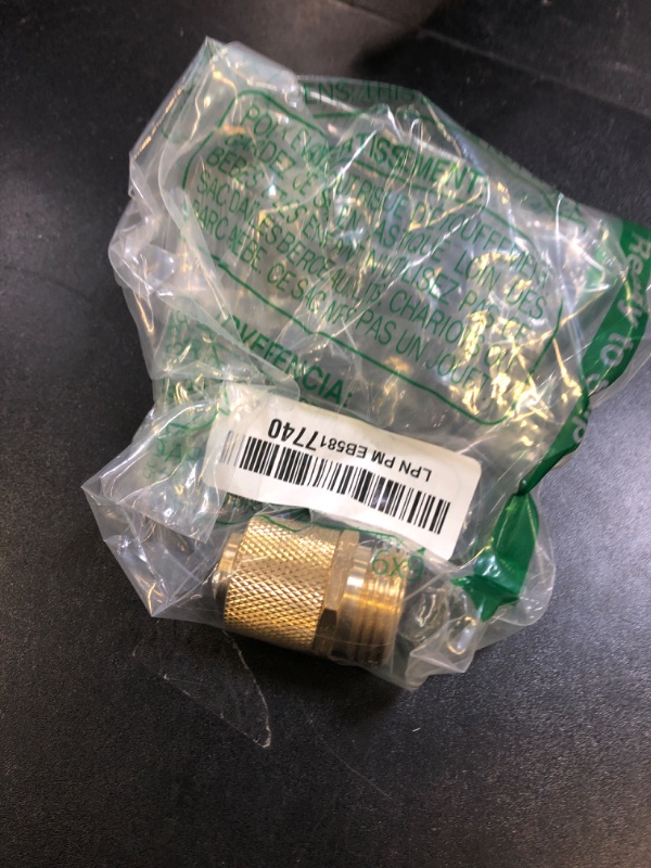 Photo 1 of Orbit 56801N 5/8 Inch Repair Mender Hose Connector, Male, Brass
