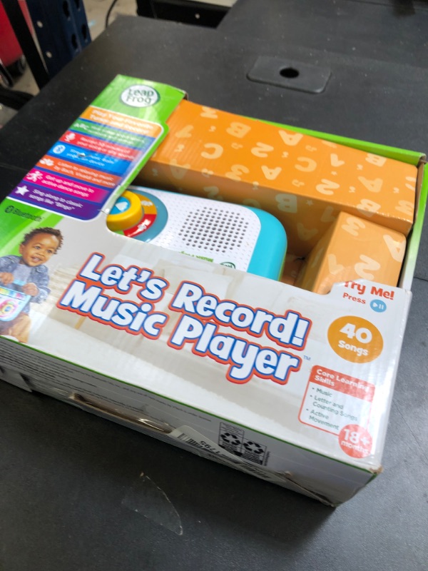 Photo 1 of LeapFrog Let’s Record Music Player, Teal