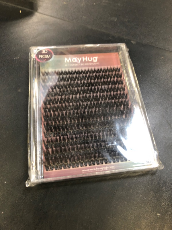 Photo 1 of Mayhug Lash Clusters DIY Eyelash Extensions 144 Clusters Lashes D Curl 3D Eyelash Clusters Extensions Wispy Lashes Cluster Ultra-Soft & Super Light & DIY at Home (Prism)