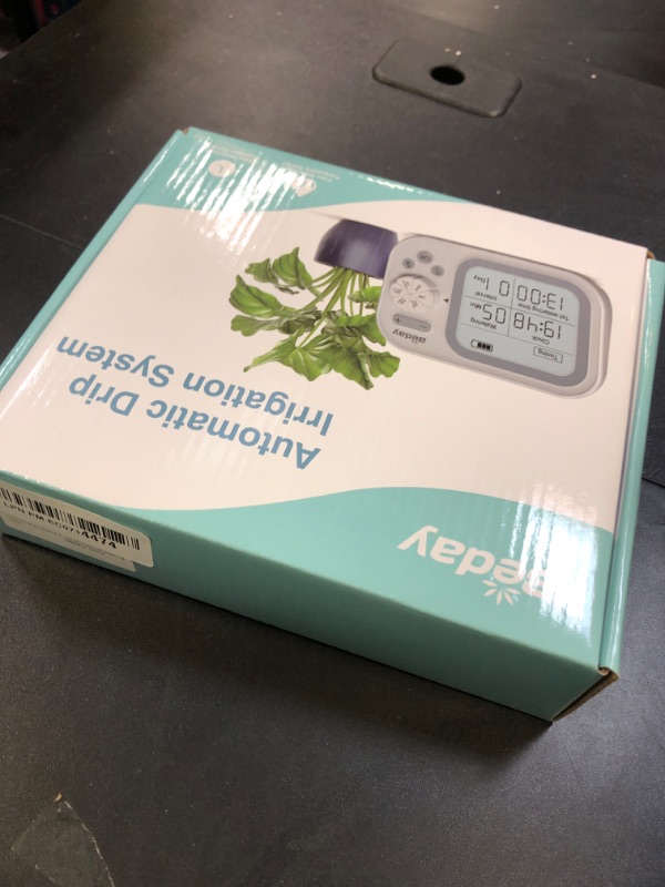 Photo 1 of Automatic Plant Waterer Indoor Self Watering System for 15 Potted Plants, Auto Drip Irrigation Kit Programmable Water Timer with Smart Humidity Detection