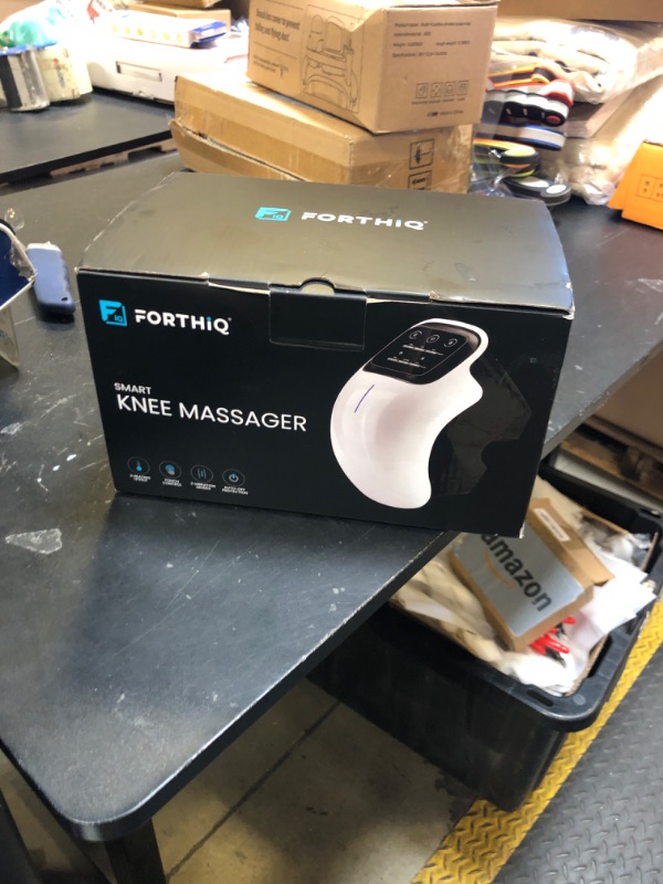Photo 1 of FORTHiQ Knee Massager Smart with Heat, Red Light and Massage Therapy, 3-in-1 Cordless, 2024 Updated Edition, FSA or HSA Eligible, Gifts for Grandma & Grandpa