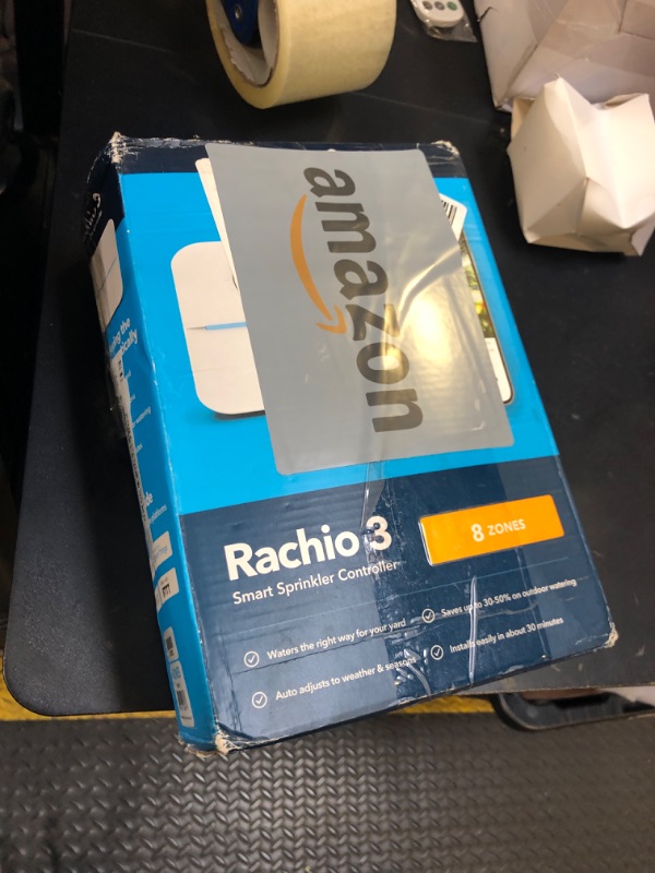 Photo 1 of Rachio 3: 8 Zone Smart Sprinkler Controller (Simple Automated Scheduling + Local Weather Intelligence. Save Water w/ Rain, Freeze & Wind Skip), App Enabled, Works w/ Alexa, Fast & Easy Install