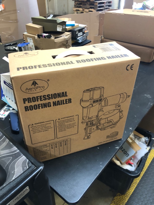Photo 1 of AEROPRO TOOLS Roofing Nailer 15 Degree Coil Roofing Nails 3/4-Inch up to 1-3/4-Inch CN45RC