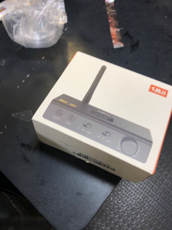 Photo 1 of 1Mii DS700 HiFi Bluetooth Audio Transmitter Receiver for TV, Long Range Wireless Adapter with Audiophile DAC, LDAC, aptX HD/LL, OLED Display, Optical Coaxial RCA Audio Interface