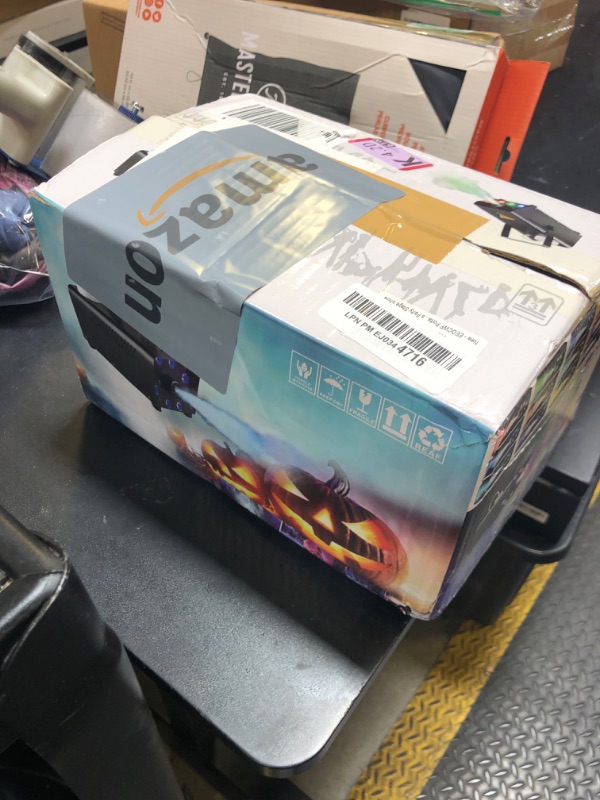 Photo 1 of Upgraded Fog Machine, Mini Smoke Machine 2000CFM Fog Output 8 LED 13-colors Lights with Wireless Remote Support Timing, 500W Auto Spray Fogger for Christmas Halloween Party DJ Show Wedding Indoor Use