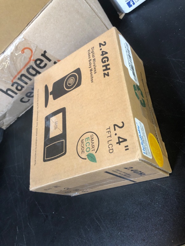 Photo 1 of HelloBaby Monitor with Camera and Audio, 1000ft Long Range Video Monitor-No WiFi, Night Vision, VOX Mode-Power Saving, 2.4'' Portable Travel Screen, Safety Camera, for Baby/Pet, Plug & Play