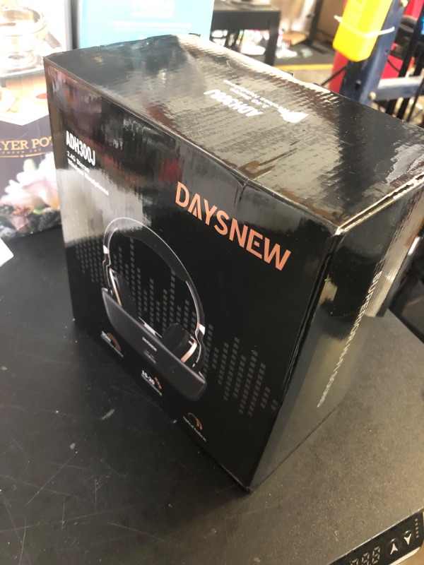 Photo 1 of Daysnew Optical Wireless Headphones for TV Watching, Over-Ear Headphones for Seniors with Charging Dock and Volume Control, Plug and Play