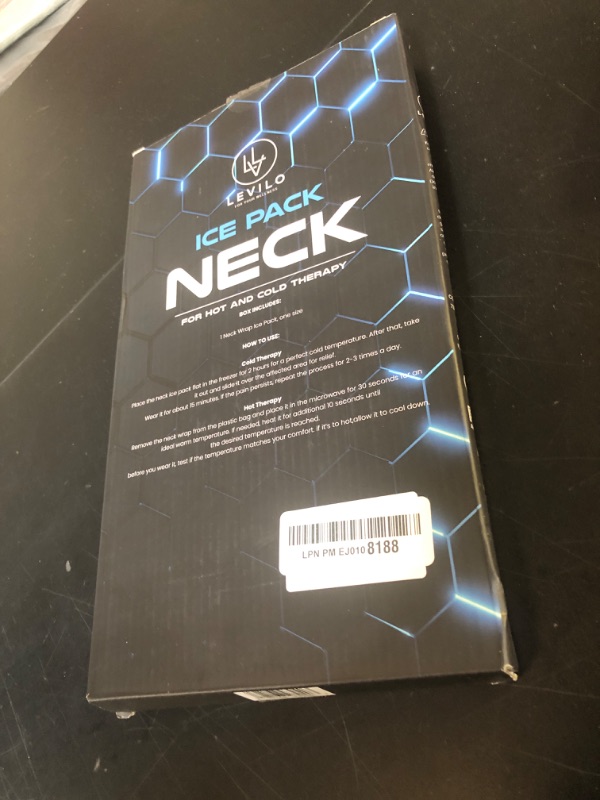 Photo 1 of LEVILO Ice Pack for Neck and Shoulders, Reusable Ice Pack for Neck, Hot or Cold Therapy for Cervical, Injuries, Swelling, Inflammation, Surgery Recovery, Sprains, Work Stress