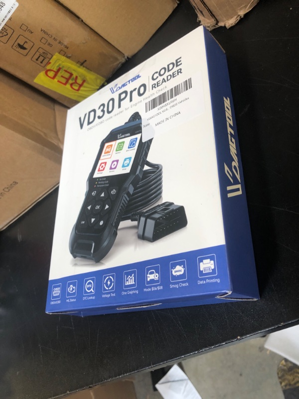 Photo 1 of VDIAGTOOL VD30 Pro Car Code Reader, OBD2 Scanner Diagnostic Tool for Cars and Trucks, Check Engine Code Reader, OBD2 Scanner with Reset, escaner automotriz I/M Readiness for All OBDII Vehicles