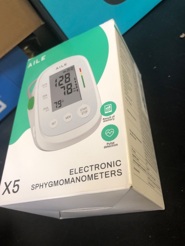 Photo 1 of Blood Pressure Monitor, AILE Blood Pressure Machine Upper Arm Large Cuff(8.7"-16.5"), High Automatic Blood Pressure Monitors Cuff for Home Use, (BP) Manual Arm Blood Pressure Monitors, 2 * 99 Memory