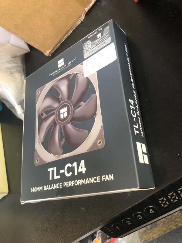 Photo 1 of Thermalright TL-C14 140mm Fan, Quiet Operation, S-FDB Bearing, PWM Control, 1500RPM, Balance Performance Case Fan
