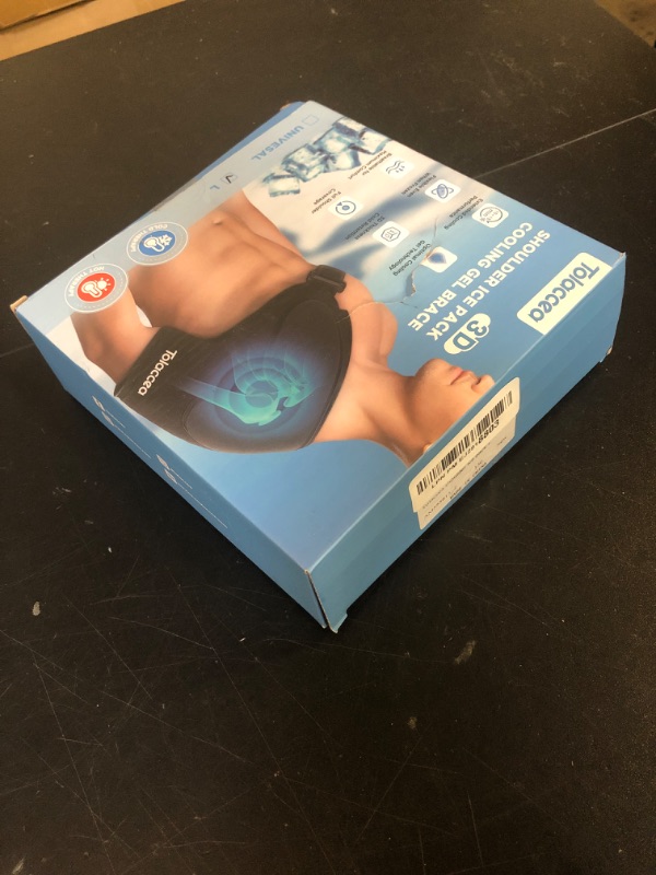 Photo 1 of Shoulder Ice Pack Wrap with Triple Coldfocus Expert Gel for Long-Lasting Rotator Cuff Cold Therapy, Shoulder ice Brace Rotator Cuff Cold Therapy for for Pain Relief, Post Recovery (Large)