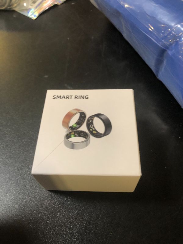 Photo 1 of CNBRO Smart Rings for Men Women Fitness Ring Heart Rate Monitor Sleep Tracker Blood Pressure Ring Health Pedometer Calories Step Counter Waterproof Fitness Tracker for iOS Android Phones