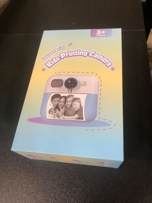 Photo 1 of Moizoe Kids Instant Print Camera, Upgrade Digital Camera for Toddlers Ages 3-12, 1080P HD Video Recorder with 32GB SD Card, 2.4" Screen, Birthday Gifts for 6-10 Year Old Girls Boys