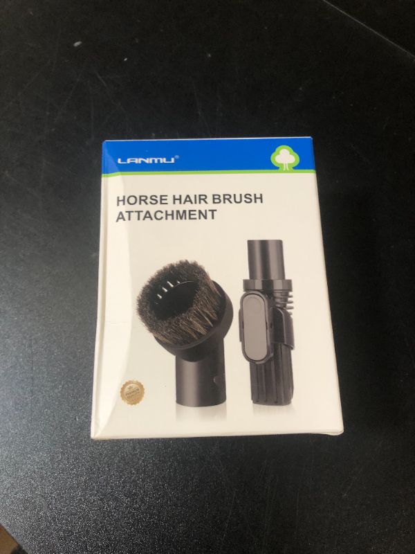 Photo 1 of LANMU Horse Hair Brush Attachment Compatible with Shark IX141 IZ363HT IZ361H IZ362H Cordless Pet Stick Vacuum, Dust Brush Vacuum Adapter for 32mm (1 1/4inch) Universal Vacuum Accessories