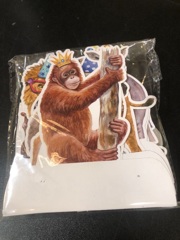 Photo 1 of Yeaqee 12 Pcs Jungle Animals Honeycomb Centerpieces Safari Themed Birthday Party Supplies Wild Animals Jungle Party Decorations Baby Shower Table Decorations for Boys Girls (Fresh Style)