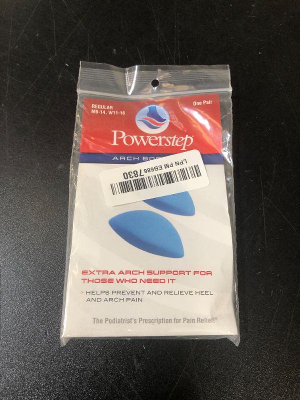 Photo 1 of Powerstep unisex adult Boosters Arch Support, Blue, Regular US