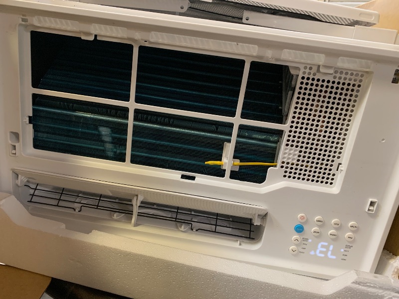 Photo 1 of Frigidaire 12,000 BTU Window Air Conditioner with Remote Control, Cools Up to 550 Sq. Ft., Quiet Operation, Eco Mode, 3 Fan Speeds, Auto Restart, White