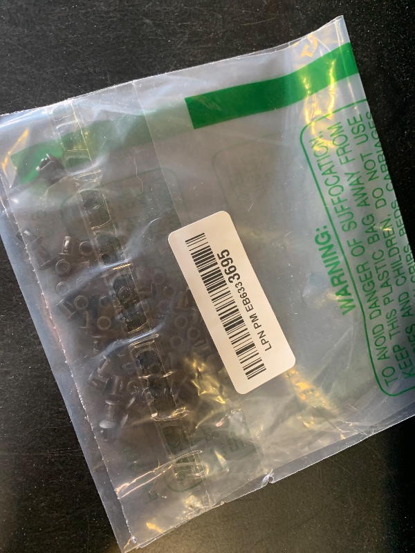 Photo 1 of Masendelk 60pcs Plastic Hole Plugs, Snap in Locking Hole Tube Circular Locking Fastener Cover, Insert End Caps for Furniture Fencing Post Pipe - 5mm, Black