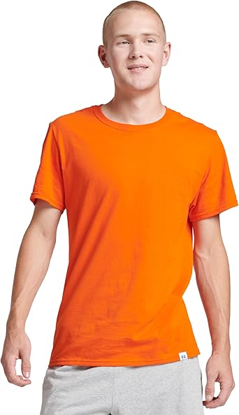 Photo 1 of Russell Athletic Mens Performance Cotton Short Sleeve T-Shirt, Navy, XXL