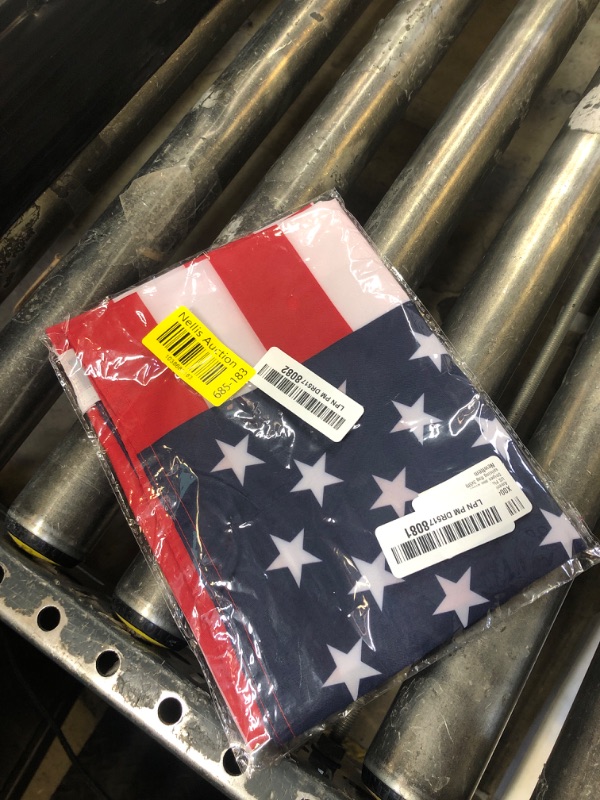 Photo 1 of 2,5x4 ft American Flags for Outside - Outdoor US Flag with Embroidered Stars and Sewn Strips | Outdoor Flags & Banners with Metal Grommets | Outdoor American Flag Heavy Duty | Lenex